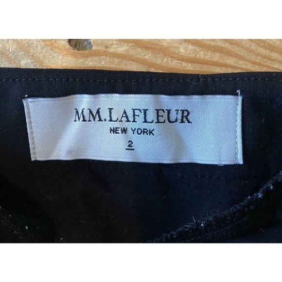MM Lafleur Skinny Dress Pants Size 2 Women’s Black - Picture 3 of 8